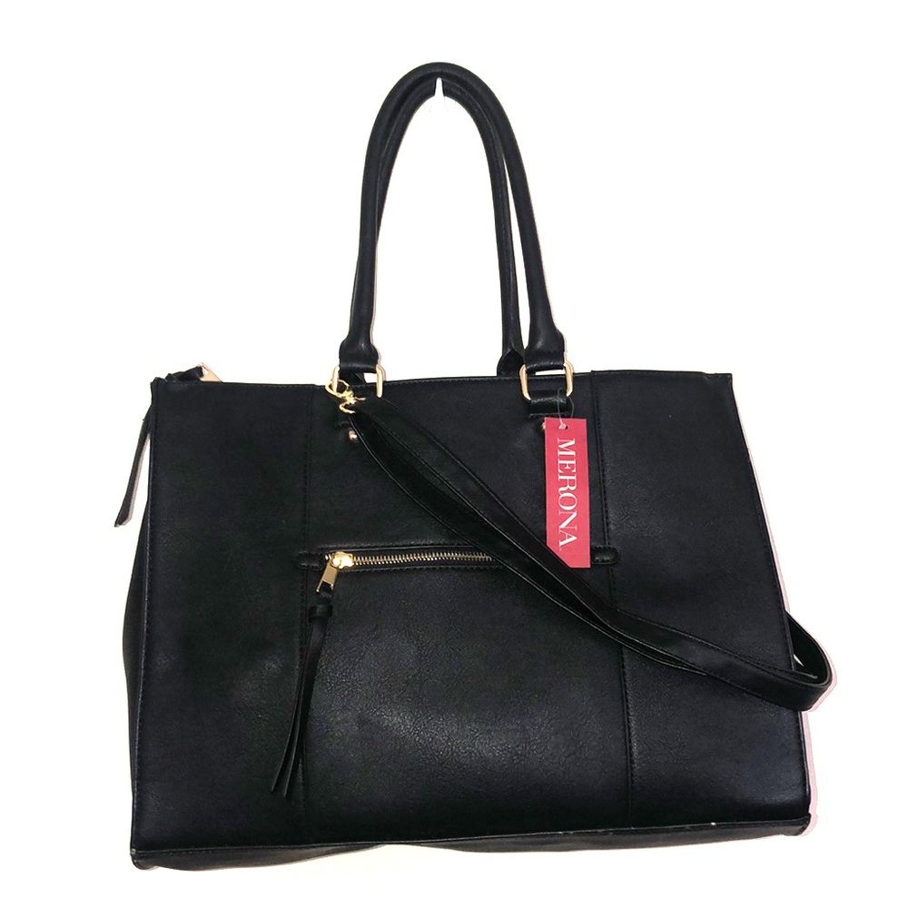 Black Merona Tote Bag